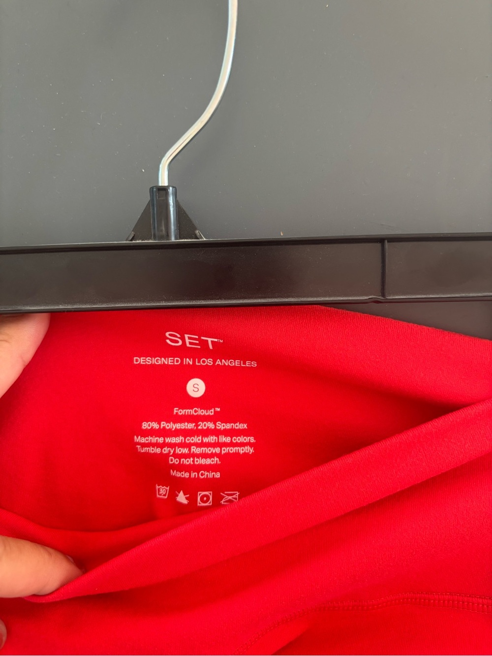 SET Active Red Bra & High-Rise Leggings Set - Picture 4 of 7